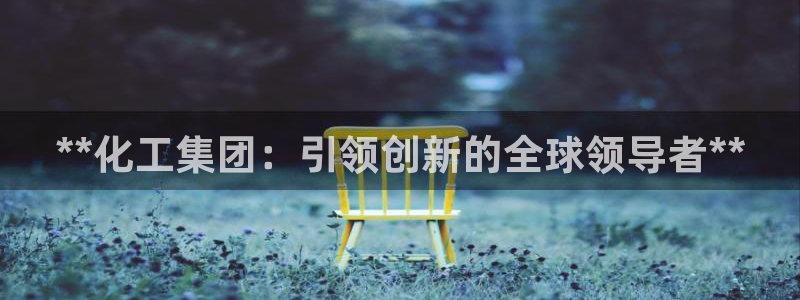 球盟会官方平台入口：**化工集团：引领创新的全球领导者**