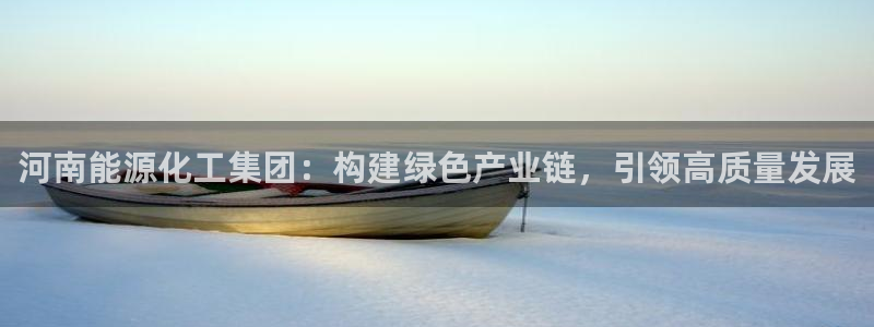 千亿球盟会：河南能源化工集团：构建绿色产业链，引领高质量发展