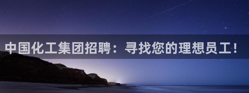 球盟会qm：中国化工集团招聘：寻找您的理想员工！