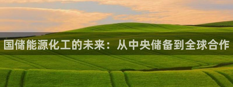 球盟会官方网站是什么：国储能源化工的未来：从中央储备到全球合