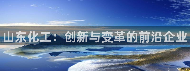 球盟会平台会黑单吗：山东化工：创新与变革的前沿企业