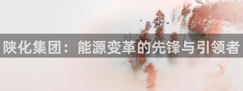 球盟会唯一：陕化集团：能源变革的先锋与引领者