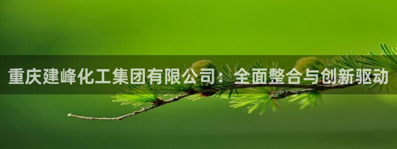 球盟会登录平台：重庆建峰化工集团有限公司：全面整合与创新驱动