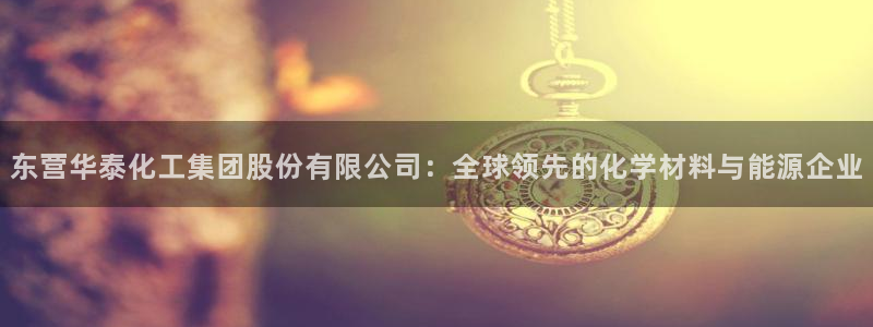 球盟会可以提现么：东营华泰化工集团股份有限公司：全球领先的化