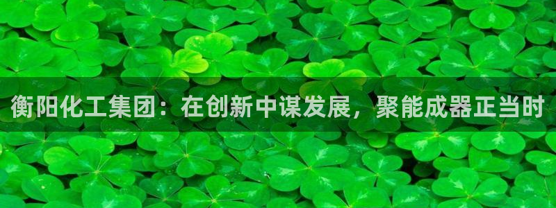 球盟会在线官网：衡阳化工集团：在创新中谋发展，聚能成器正当时