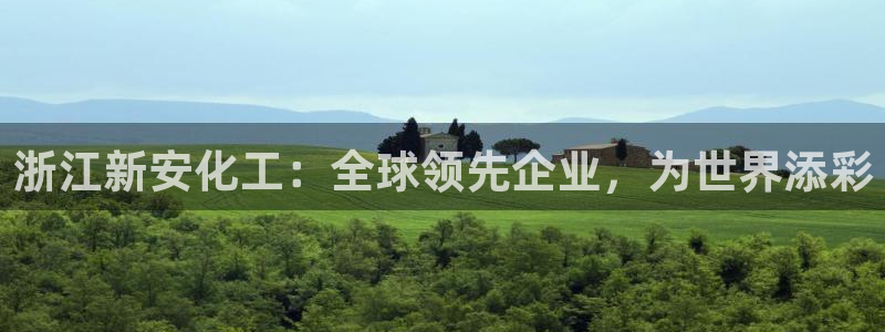 球盟会网页登录：浙江新安化工：全球领先企业，为世界添彩