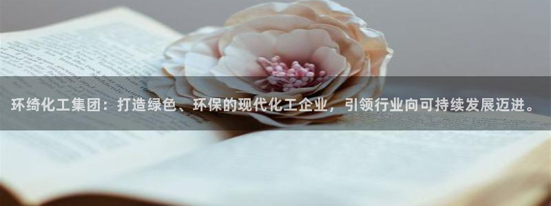 球盟会电子好下吗：环绮化工集团：打造绿色、环保的现代化工企业